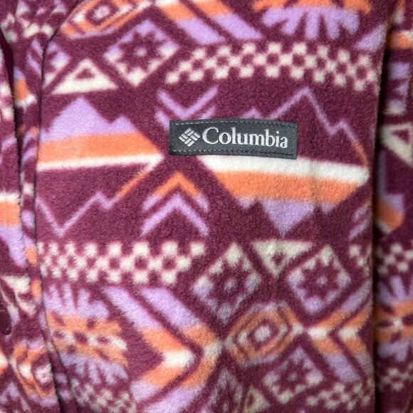 NWT Columbia Plus Size Benton Springs Long-Sleeve Shirt Jacket 2X Multi Color - Picture 4 of 6